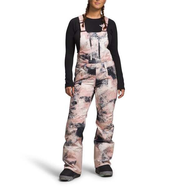 ノースフェイス レディース カジュアルパンツ ボトムス The North Face Freedom Insulated Bibs - Women's Pink Moss Faded Dye Camo Pri