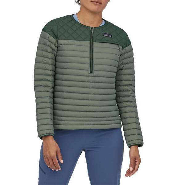 パタゴニア レディース ジャケット・ブルゾン アウター Patagonia AlpLight Down Pullover Jacket - Women's Hemlock Green