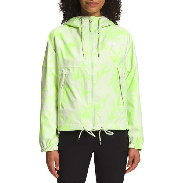 ノースフェイス レディース ジャケット・ブルゾン アウター The North Face Antora Rain Hoodie - Women's Lime Cream Tropical Paintbru