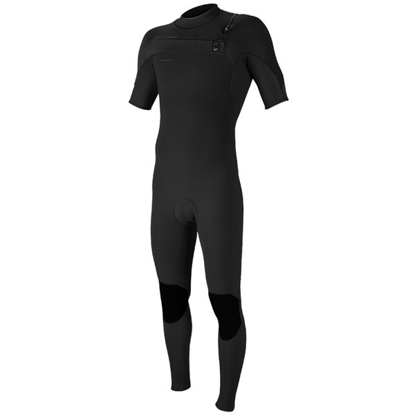 オニール メンズ 上下セット 水着 O'Neill 2mm Hyperfreak Chest Zip Short Sleeve Wetsuit Black/Black