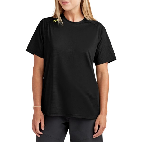 ダカイン レディース Tシャツ トップス Dakine Syncline Short Sleeve Jersey - Women's Black Evolution