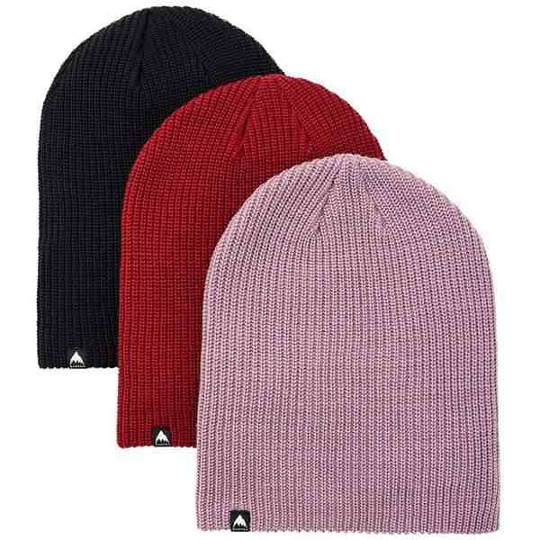 バートン メンズ 帽子 アクセサリー Burton Recycled DND Beanie 3 Pack True Black/Sun Dried Tomato/Kelp