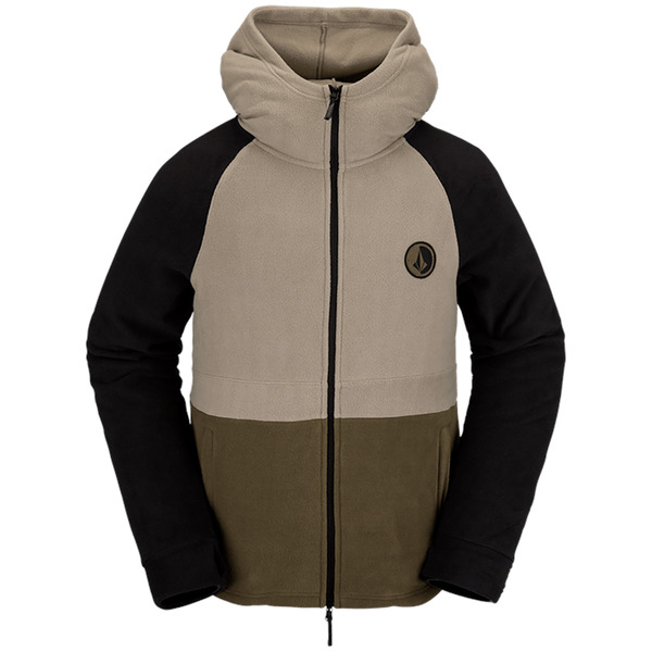 ボルコム メンズ パーカー・スウェット アウター Volcom V-Science Full-Zip Fleece - Men's Dark Khakiの通販は