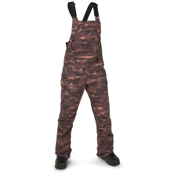 ボルコム レディース カジュアルパンツ ボトムス Volcom Elm Stretch GORE-TEX Bib Overalls - Women's Dusk Camo