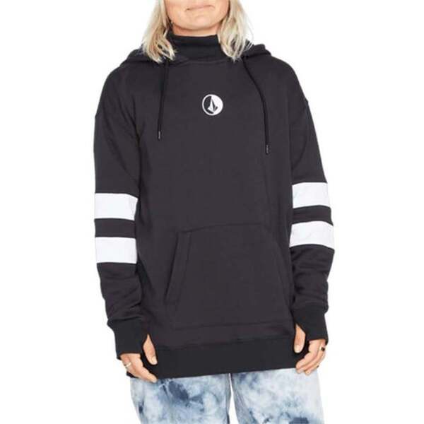 ボルコム レディース パーカー・スウェット アウター Volcom Banded Hoodie - Women's Black