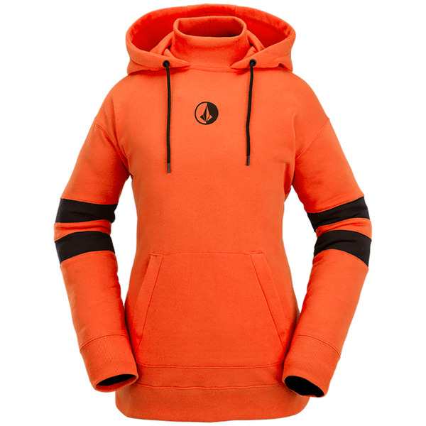 ボルコム レディース パーカー・スウェット アウター Volcom Banded Hoodie - Women's Orange Shock