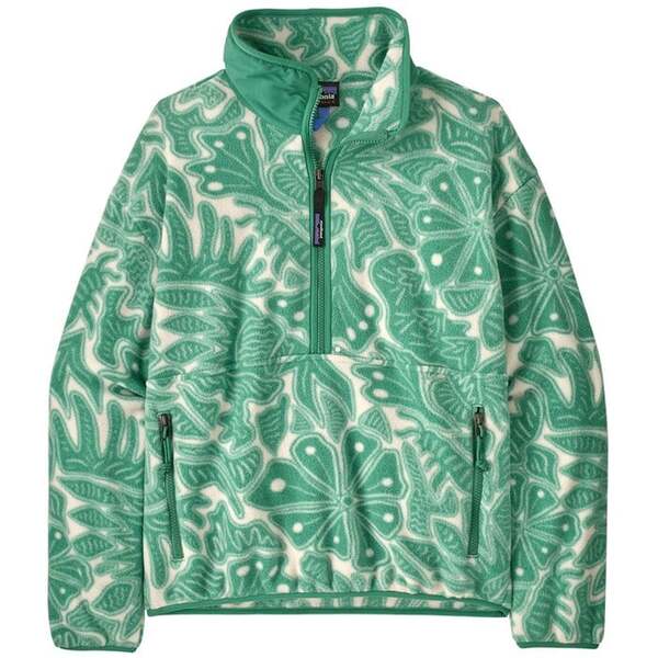 パタゴニア レディース パーカー・スウェット アウター Patagonia Synchilla Marsupial Fleece - Women's Bees and Flowers: Heartleaf G
