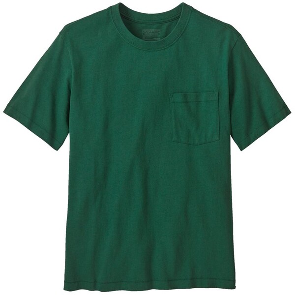 パタゴニア メンズ Tシャツ トップス Patagonia Cotton In Conversation Midweight Pocket T-Shirt - Men's Conifer Greenの通販は