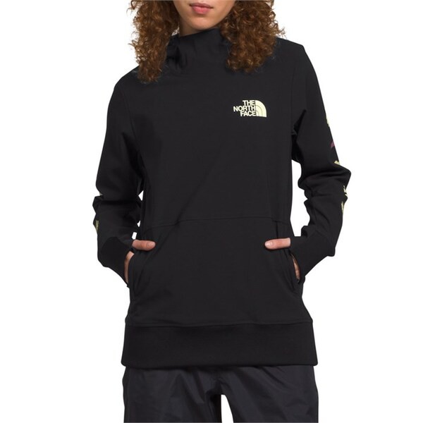 ノースフェイス レディース パーカー・スウェット アウター The North Face Tekno Pullover Hoodie - Women's TNF Black/Sun Sprite