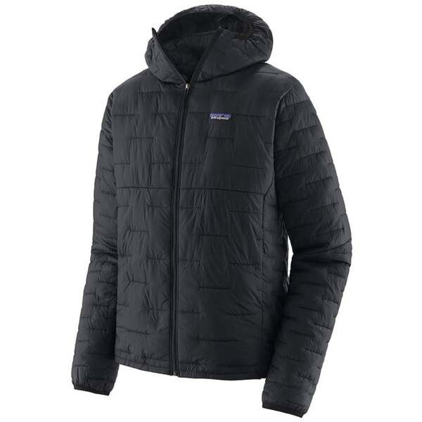 パタゴニア メンズ パーカー・スウェット アウター Patagonia Micro Puff Hoodie - Men's Black