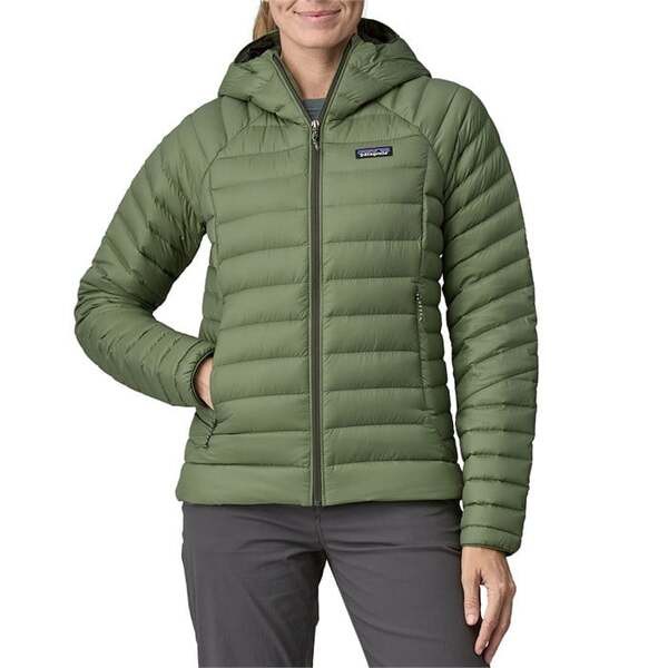 パタゴニア レディース ジャケット・ブルゾン アウター Patagonia Down Sweater Hoodie - Women's Terrian Green