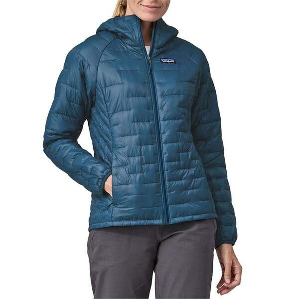 パタゴニア レディース ジャケット・ブルゾン アウター Patagonia Micro Puff Hoodie - Women's Lagom Blue