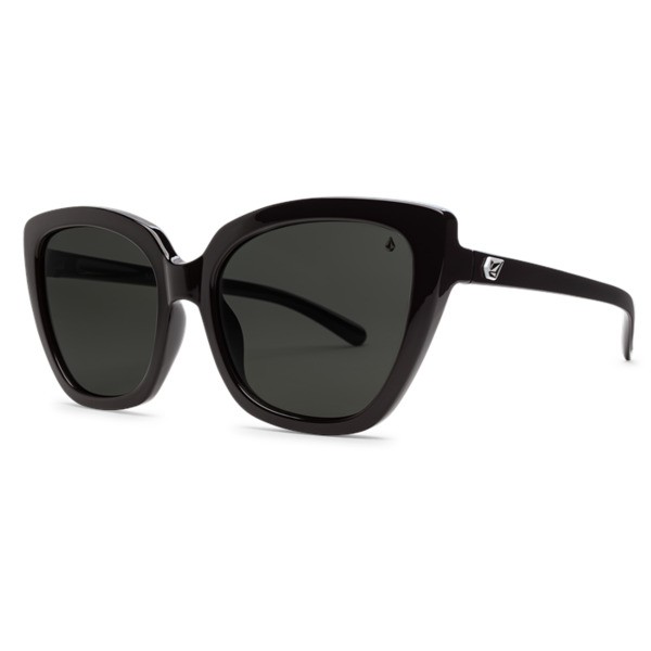 ボルコム メンズ サングラス・アイウェア アクセサリー Volcom Milli Sunglasses Gloss Black/Gray Polar