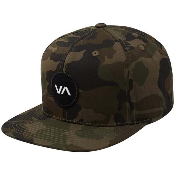 ルーカ メンズ 帽子 アクセサリー RVCA VA Patch Snapback Hat Camoの