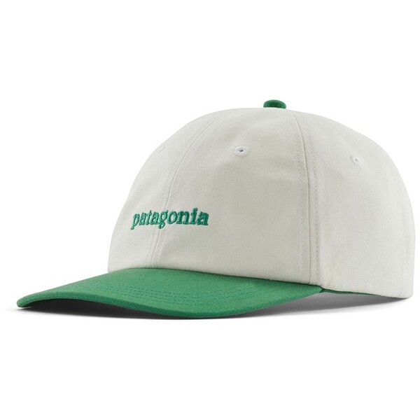 パタゴニア メンズ 帽子 アクセサリー Patagonia Fitz Roy Icon Trad Cap Text Logo: Gather Green