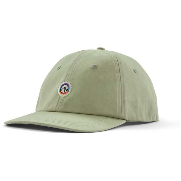 パタゴニア メンズ 帽子 アクセサリー Patagonia Fitz Roy Icon Trad Cap Text Logo: Gather Green