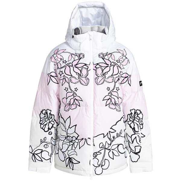 ロキシー レディース ジャケット・ブルゾン アウター Roxy X Rowley Puffer Jacket - Women's Bright White/Laurel Floral