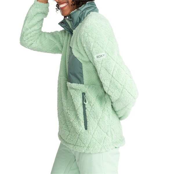 ロキシー レディース パーカー・スウェット アウター Roxy Alabama Fleece - Women's Cameo Green