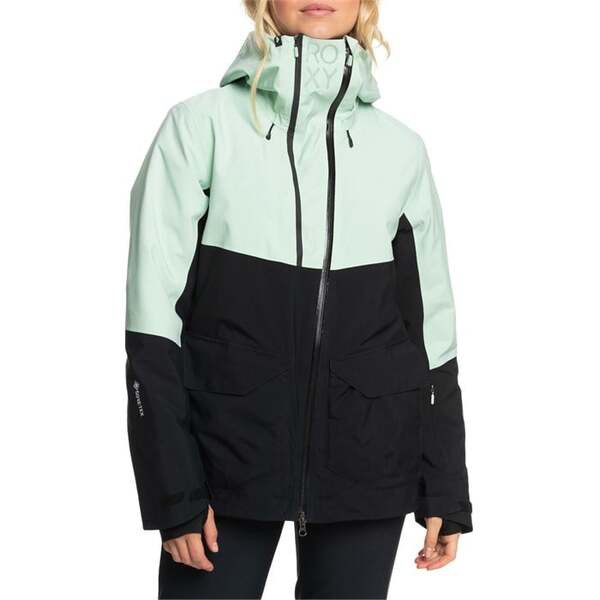 ロキシー レディース ジャケット・ブルゾン アウター Roxy GORE-TEX Stretch Purelines Jacket - Women's Cameo Green