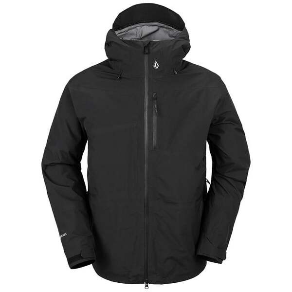 ボルコム メンズ ジャケット・ブルゾン アウター Volcom Arthur GORE-TEX Pro Shell Jacket Black