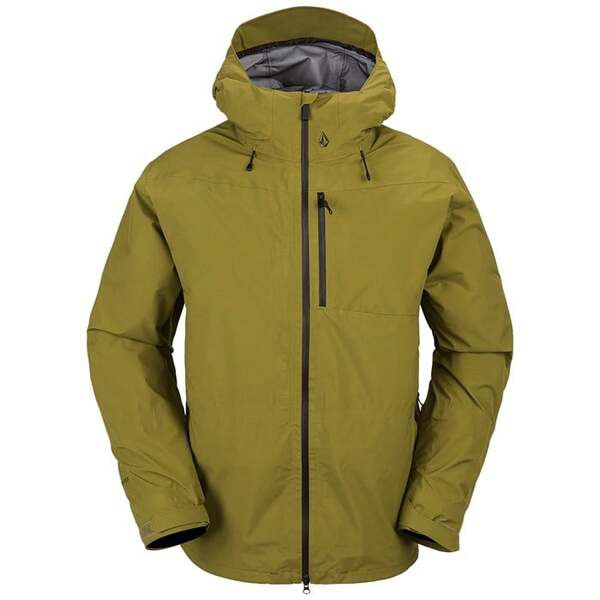 ボルコム メンズ ジャケット・ブルゾン アウター Volcom Arthur GORE-TEX Pro Shell Jacket Moss