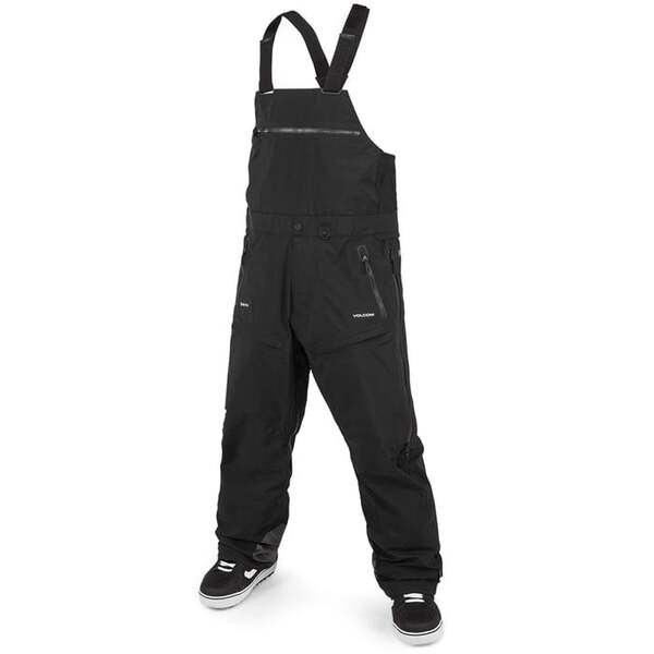 ボルコム メンズ カジュアルパンツ ボトムス Volcom 3L GORE-TEX Overhauler Bibs Black