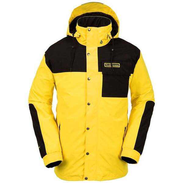 ボルコム メンズ ジャケット・ブルゾン アウター Volcom Longo GORE-TEX Jacket Bright Yellow