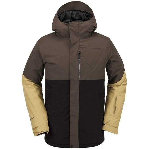 ボルコム メンズ ジャケット・ブルゾン アウター Volcom L GORE-TEX Jacket Brown