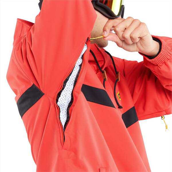 ボルコム メンズ ジャケット・ブルゾン アウター Volcom Longo Pullover Jacket Orange