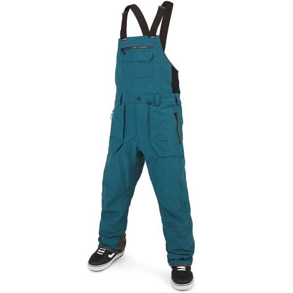 ボルコム メンズ カジュアルパンツ ボトムス Volcom Rain GORE-TEX Bib Overalls Blue