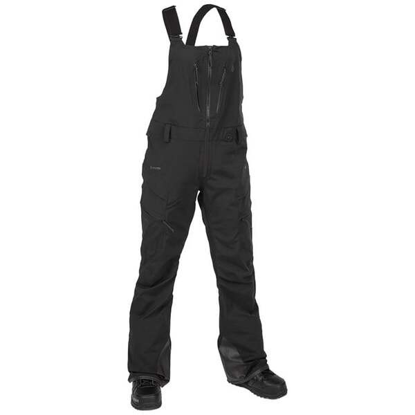 ボルコム レディース カジュアルパンツ ボトムス Volcom VS 3L Stretch GORE-TEX Bib Overalls - Women's Black