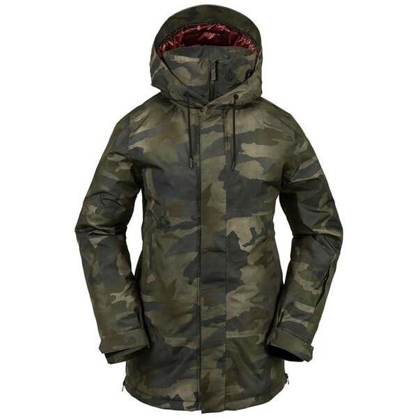 ボルコム レディース ジャケット・ブルゾン アウター Volcom Paxson 2L TDS INF Parka - Women's Cloudwash Camo