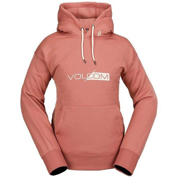 ボルコム レディース パーカー・スウェット アウター Volcom Core Hydro Hoodie - Women's Earth Pink