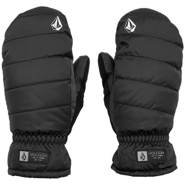 ボルコム メンズ 手袋 アクセサリー Volcom Puff Puff Mittens Black