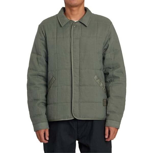 ルーカ メンズ ジャケット・ブルゾン アウター RVCA Surplus Puffer Jacket Oliveの通販は