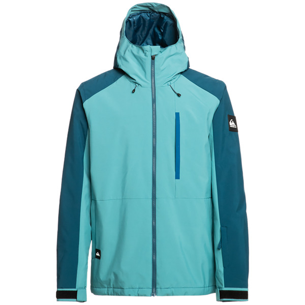 クイックシルバー メンズ ジャケット・ブルゾン アウター Quiksilver Mission Block Jacket Brittany Blue