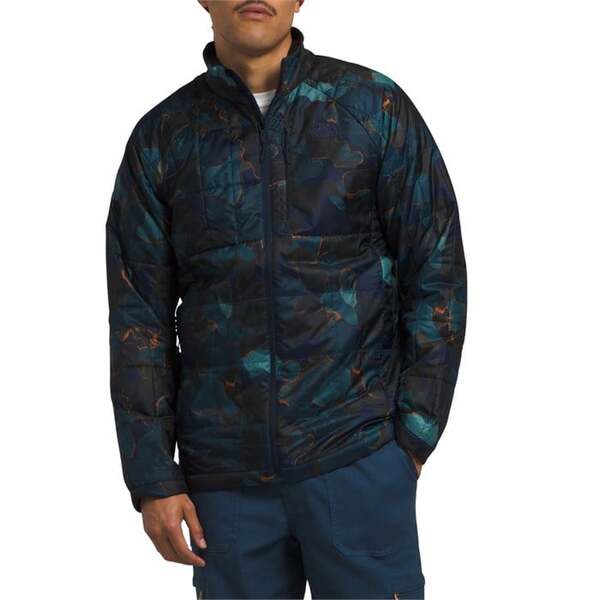 ノースフェイス メンズ ジャケット・ブルゾン アウター The North Face Circaloft Jacket Summit Navy Camo Texture Print