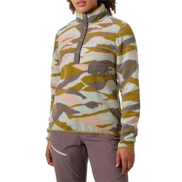 ヘリーハンセン レディース パーカー・スウェット アウター Helly Hansen Maridalen Fleece - Women's Sparrow Grey/Fjord Camoの通販は