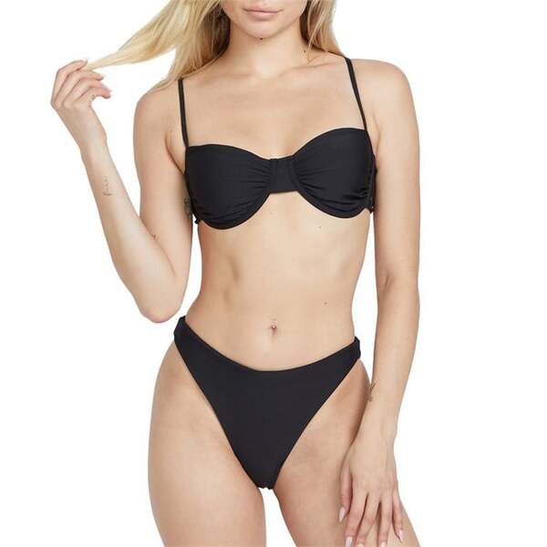 VOLCOM 水着トップス XS ボルコム レディース トップス カジュアル VOLCOM O1211800 水着 ビキニ SIMPLY SOLID BANDEAU | サーフ |  BIRIGO