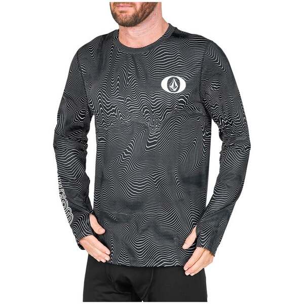 ボルコム メンズ シャツ トップス Volcom V-Science Crew - Men's Black Printの通販は