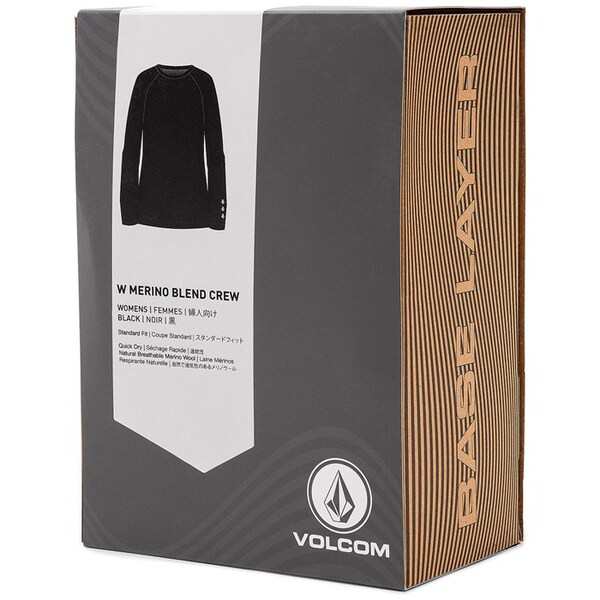 ボルコム レディース シャツ トップス Volcom Merino Blend Crew - Women's Blackの通販は