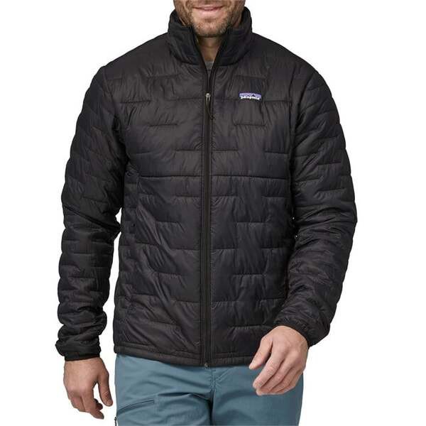 パタゴニア メンズ ジャケット・ブルゾン アウター Patagonia Micro Puff Jacket - Men's Black