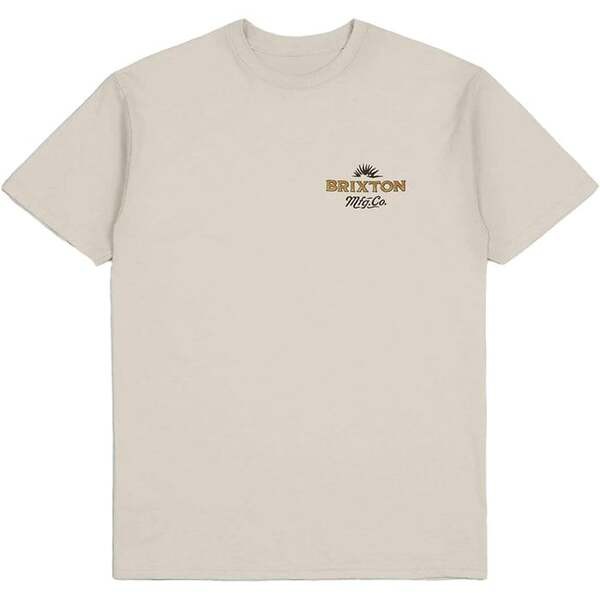 ブリクストン メンズ Tシャツ トップス Brixton Wrangling Short-Sleeve Standard Tailored T-Shirt - Men's Creamの通販は 8,342円