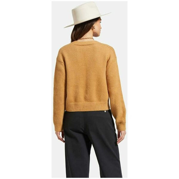 ブリクストン レディース Tシャツ トップス Brixton Town Cardigan - Women's Iced Coffee