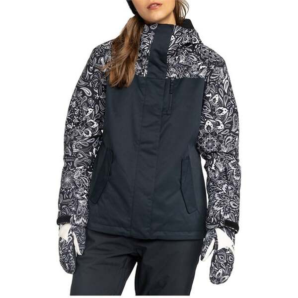 ロキシー レディース ジャケット・ブルゾン アウター Roxy Jetty Block Jacket - Women's True Black Bandanasの通販は 62,800円