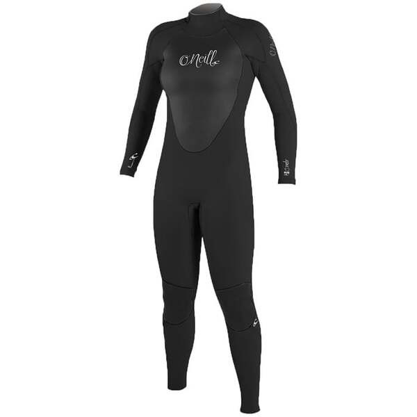 オニール レディース 上下セット 水着 O'Neill 3/2 Epic Back Zip Wetsuit - Women's Black/Black/Black