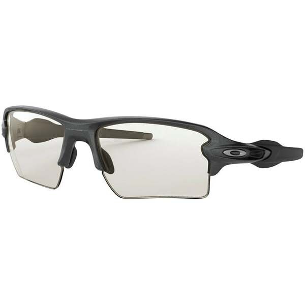 オークリー メンズ サングラス・アイウェア アクセサリー Oakley Flak 2.0 XL Sunglasses Steel/Clear-Black Photochromic