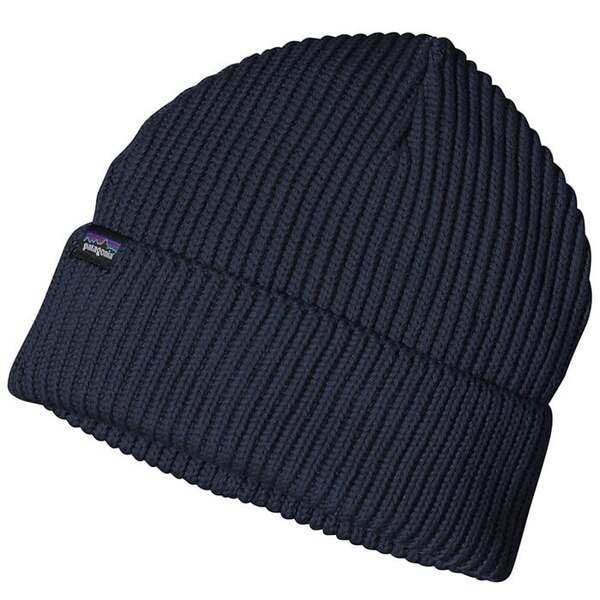 パタゴニア メンズ 帽子 アクセサリー Patagonia Fishermans Rolled Beanie Navy Blue