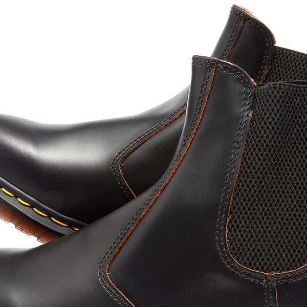 ドクターマーチン メンズ ブーツ・レインブーツ シューズ Dr. Martens Vintage 2976 Chelsea Boot - Made in England Vintage Black Quil