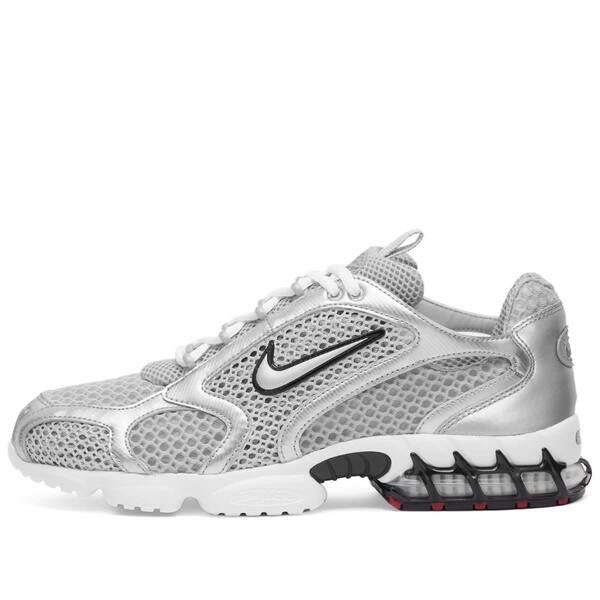 ナイキ メンズ スニーカー シューズ Nike Air Zoom Spiridon Cage 2 Sneaker Grey Red & Black